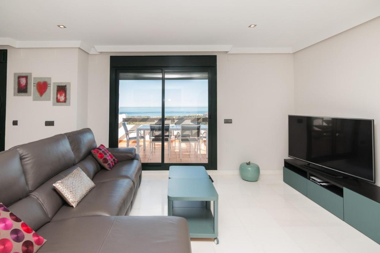 2186-Luxury Sea View Penthouse In Casares Costa公寓 外观 照片